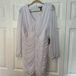 NWT - Love By Design Purple Long Sleeve Sheath Dress